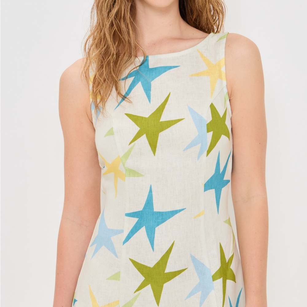 Star Patterned Mini Dress